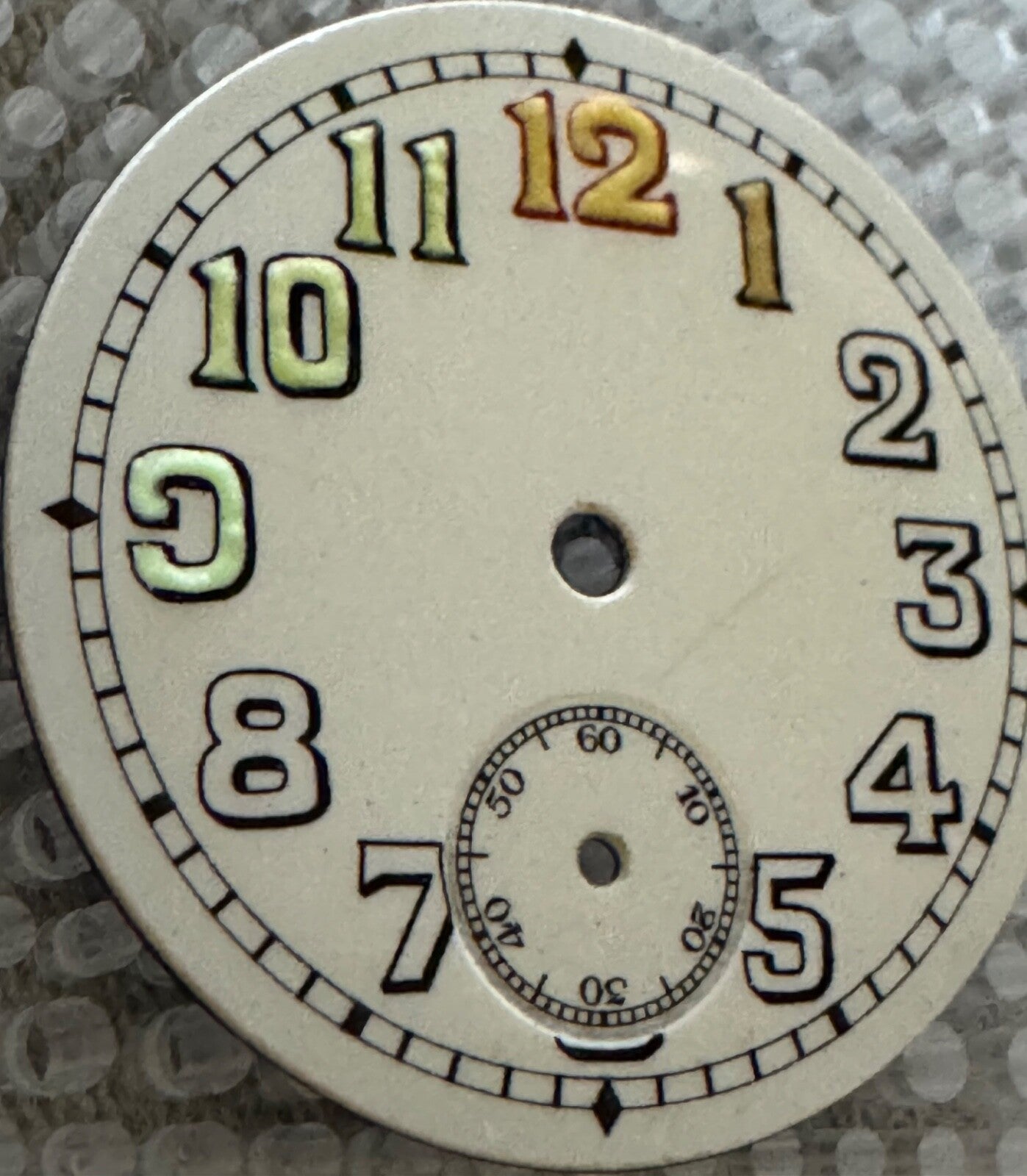 Vintage Watch Lume Restoration Custom Mixed Aged Super Luminova