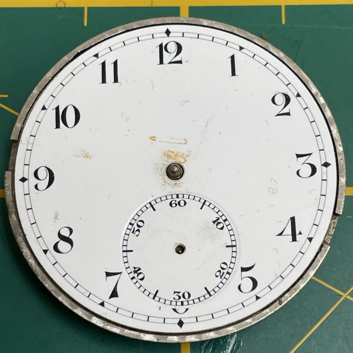 Wyss American-Swiss Pocket Watch Movement Broken Staff Ref LG9