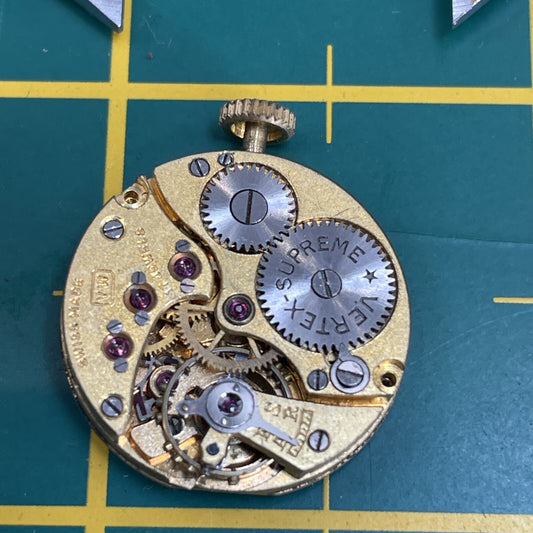 Revue 19.6mm Full Watch Movement For Spares Repair S11