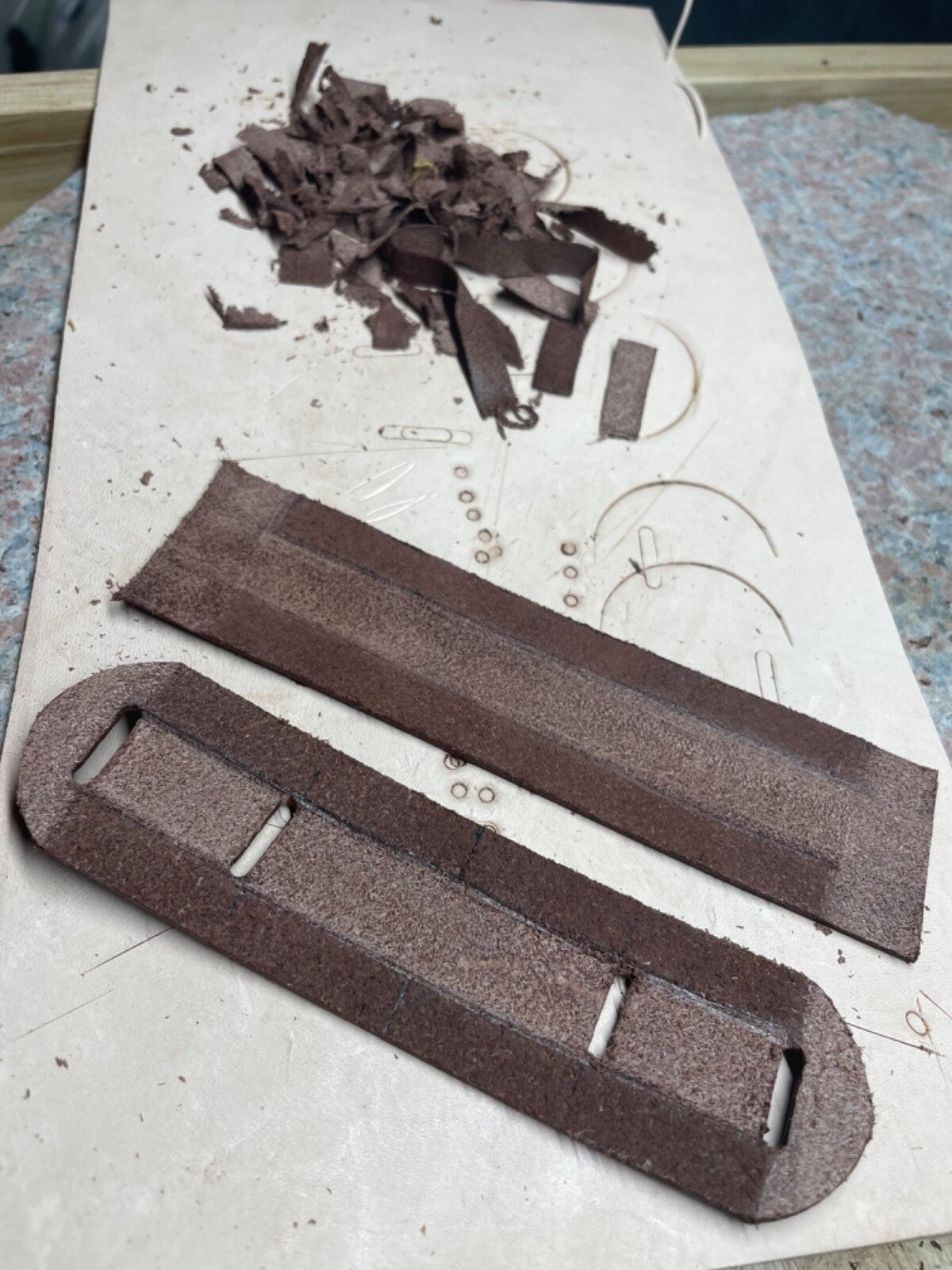 Luxury Trench Watch Strap Hand Made Italian Veg Tan F/Grain Leather New Colours