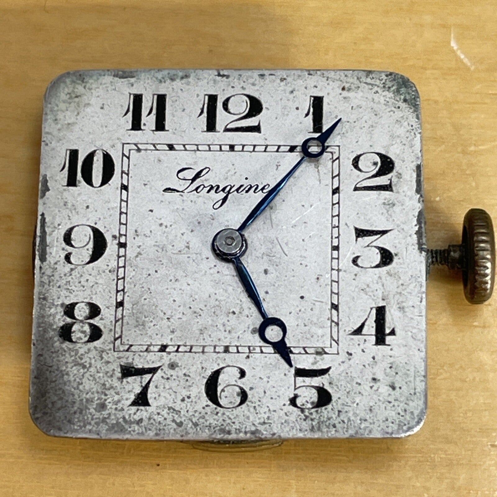 Longines 10.39 Full Movement Good Balance For Parts Spares Repair Ref D