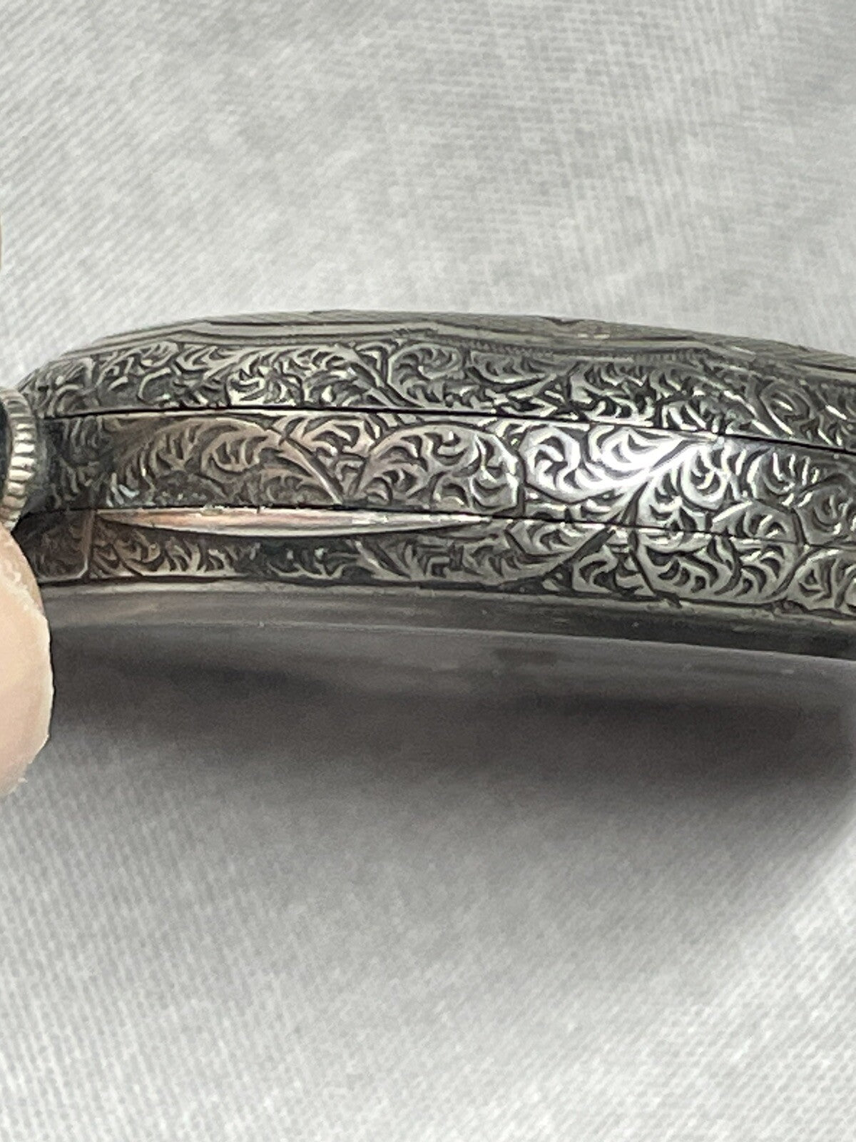 1882 Fine Silver Fob Watch Good Balance Immaculate Case. Whistlers Mother Link?