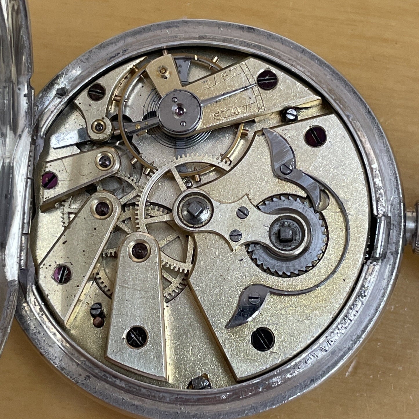 Ca 1877 JB Yabsley Pocket Watch Fine Silver Serviced August 24 Ref P