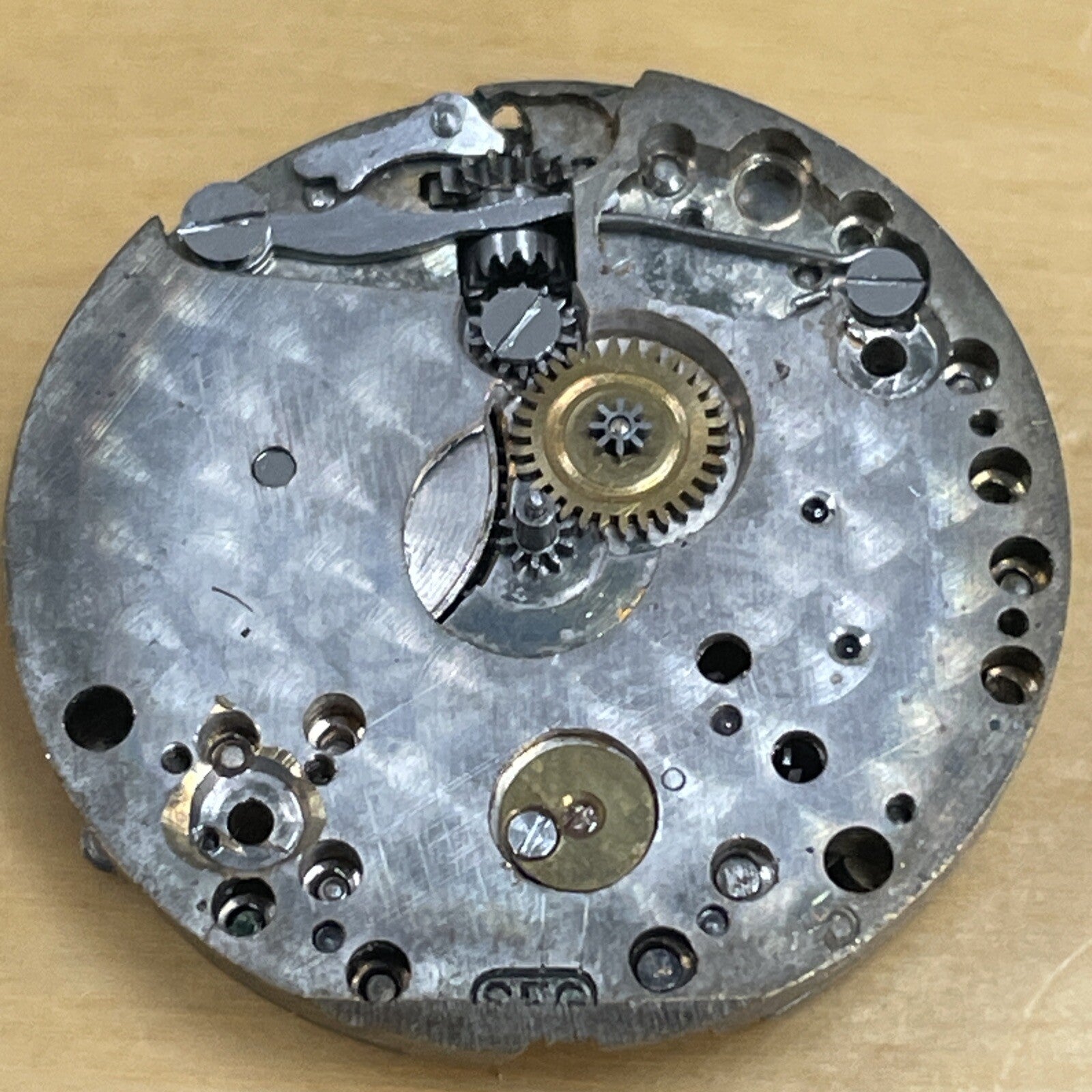 Early Eterna Schild Freres Trench Watch Movement 10.5 Ligne OK Balance Ref R6