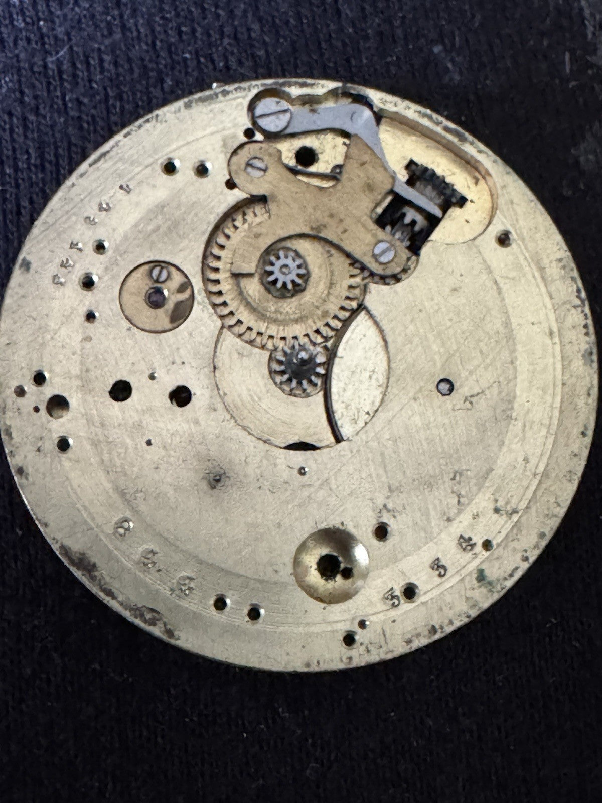 Campania Lever H Robert Et Fils 19 Ligne Pocket Watch Movement OK Balance XR6