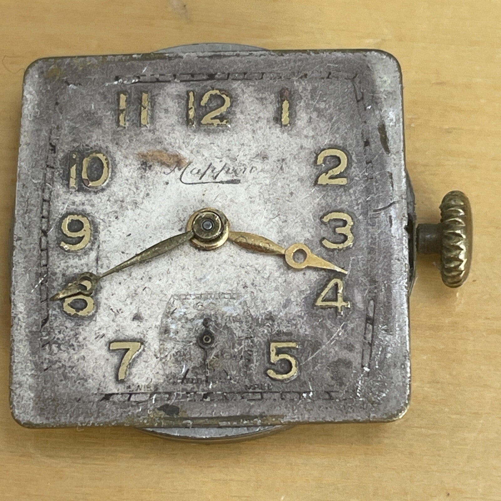 Revue 10.5 Ligne Mappin Watch Movement  Ticking Ref LG14-99