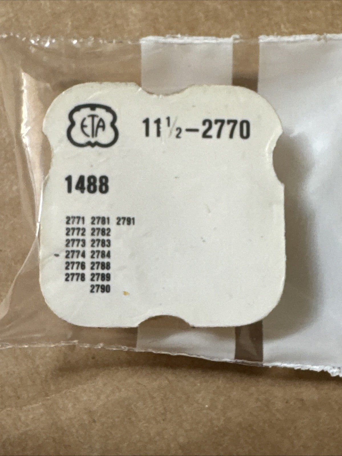 ETA 2770 Reversing Wheel #1488 X1 Ref LG11-132