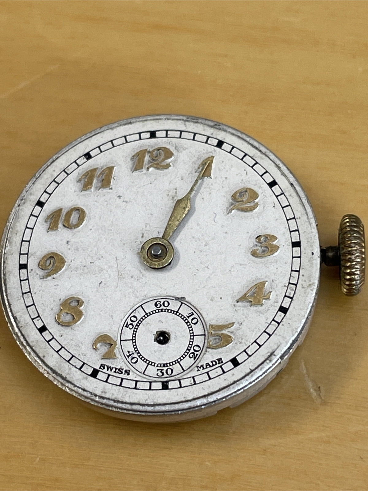 FHF Cal 10 Watch Movement  OK Balance Ref J56