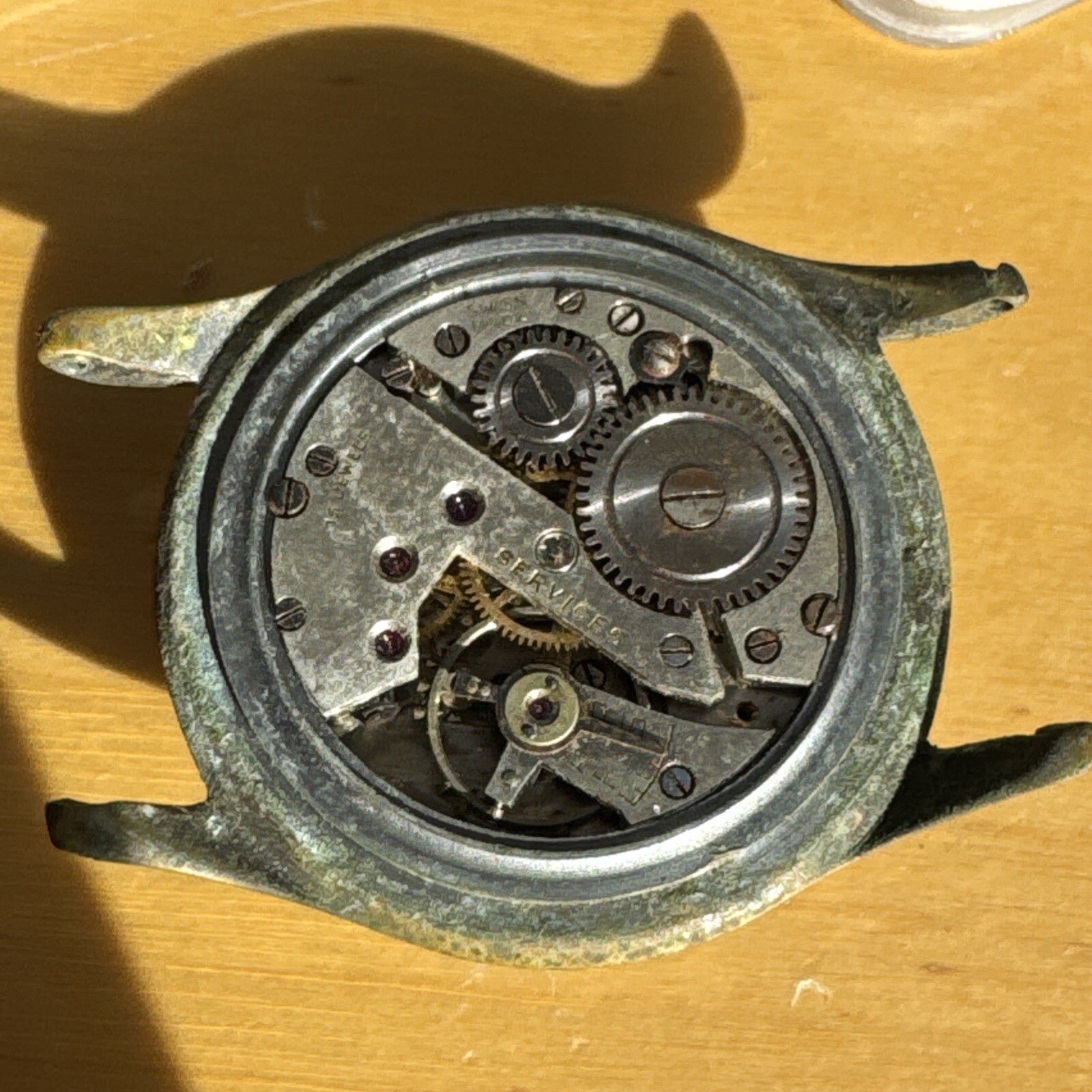 Services Diplomat 15 Jewel Men’s Watch For Restoration Ref N47