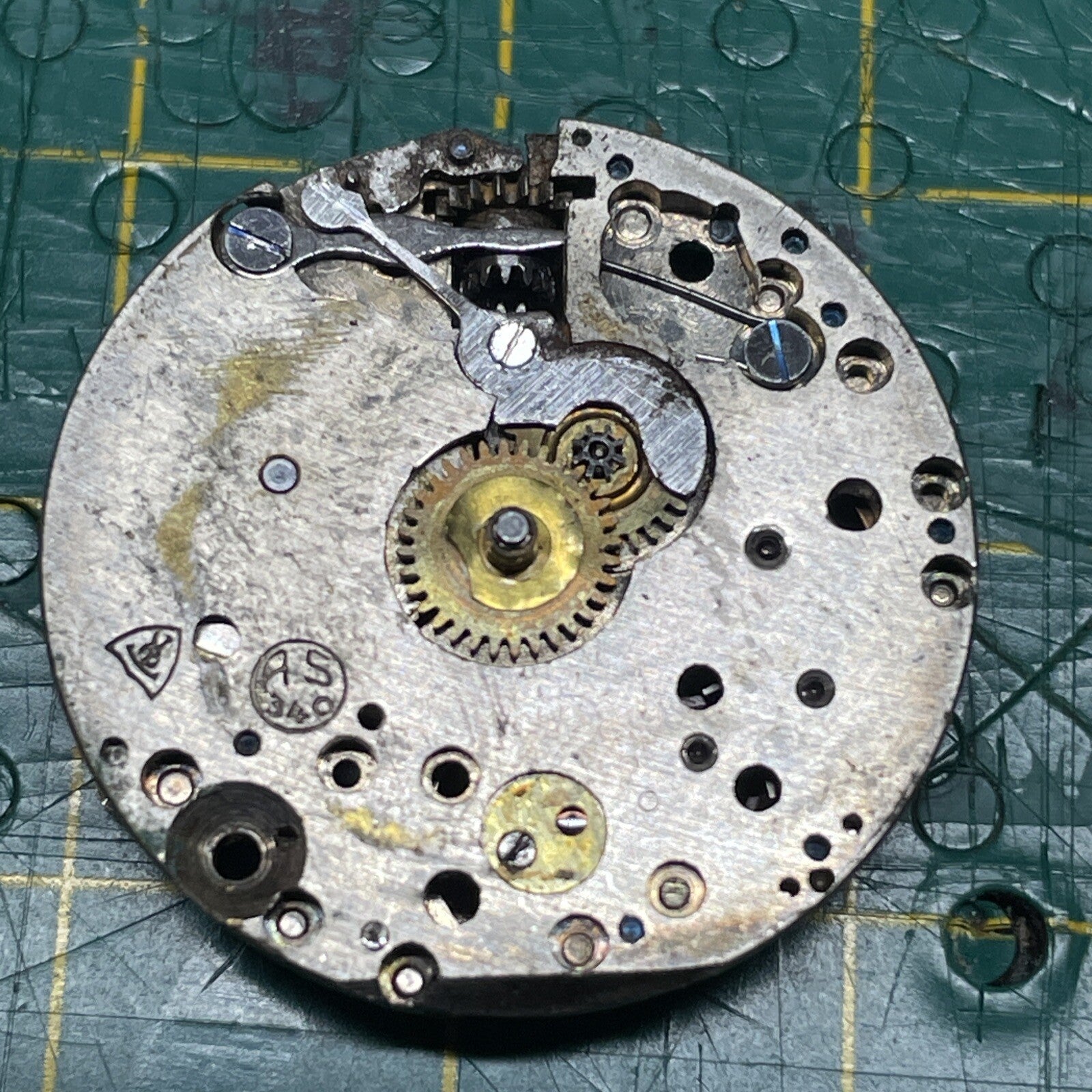 AS A Schild 340 Movement For Parts Spares Repair OKish Balance J8