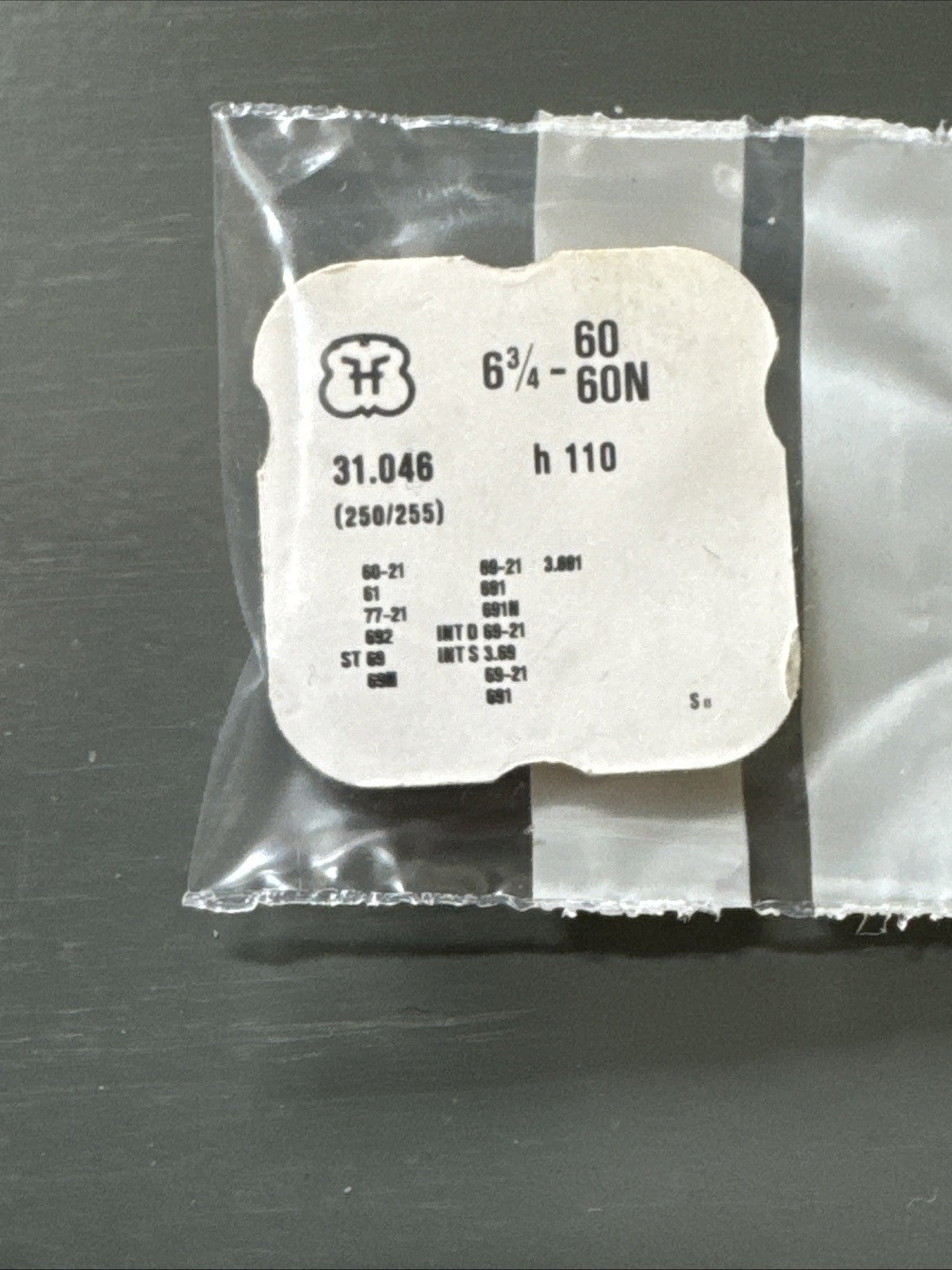 FHF 60 60N Hour Wheel Ref LG10-55