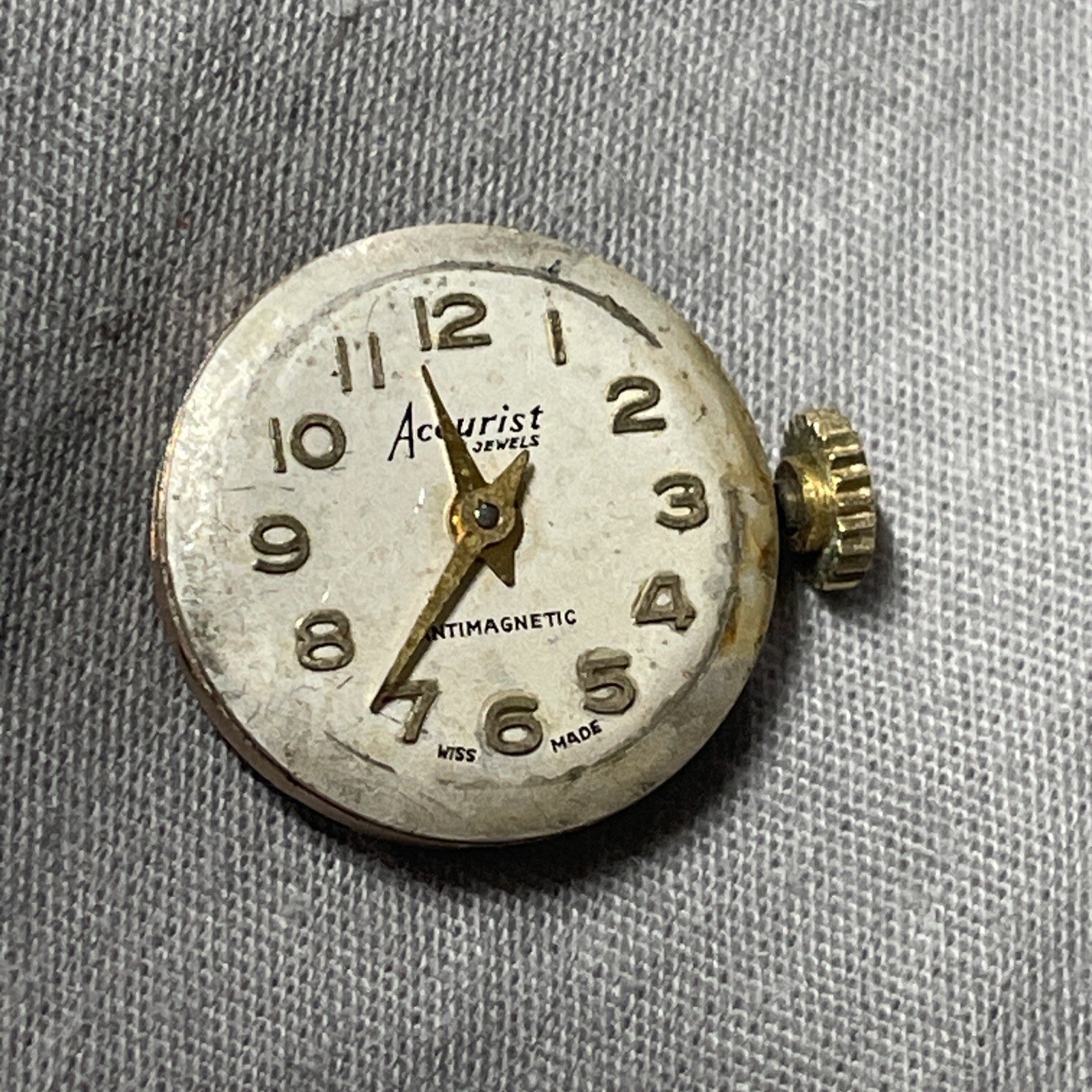 ETA 2410 Movement Ticking For Parts  H25