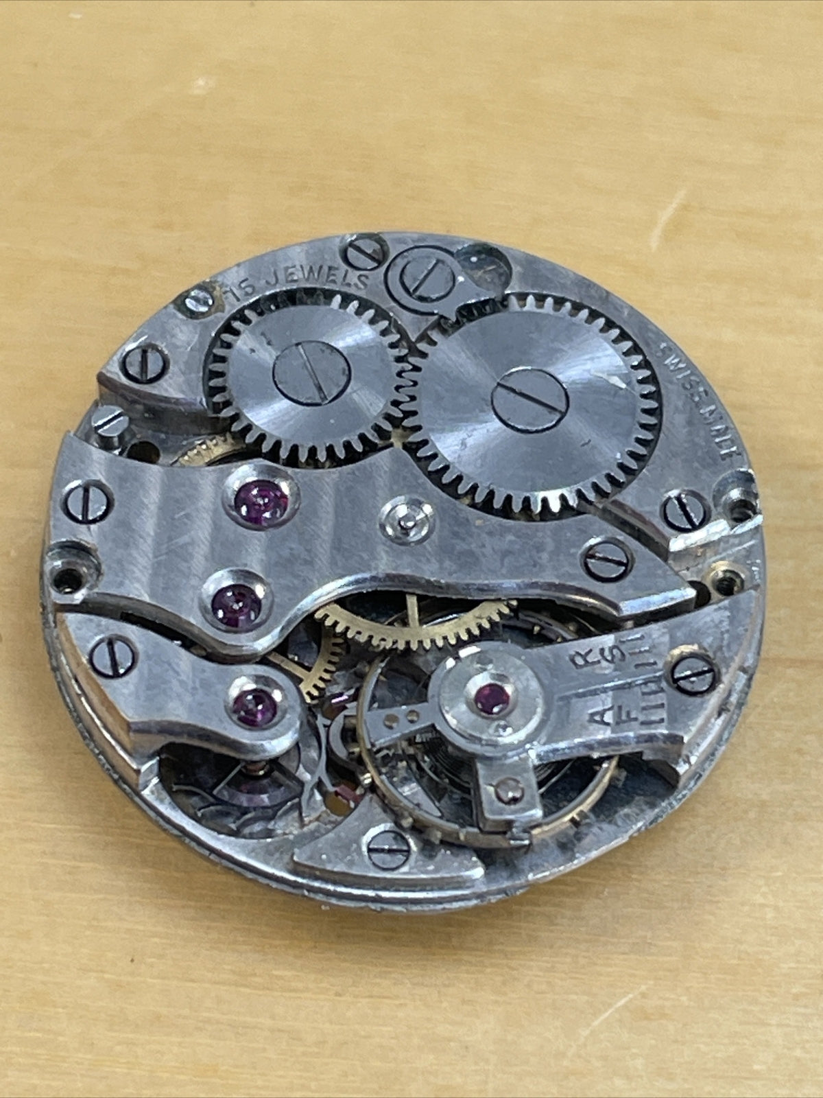 Peseux 60 Watch Movement OK Balance Ref J59