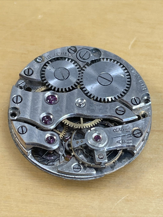 Peseux 60 Watch Movement OK Balance Ref J59