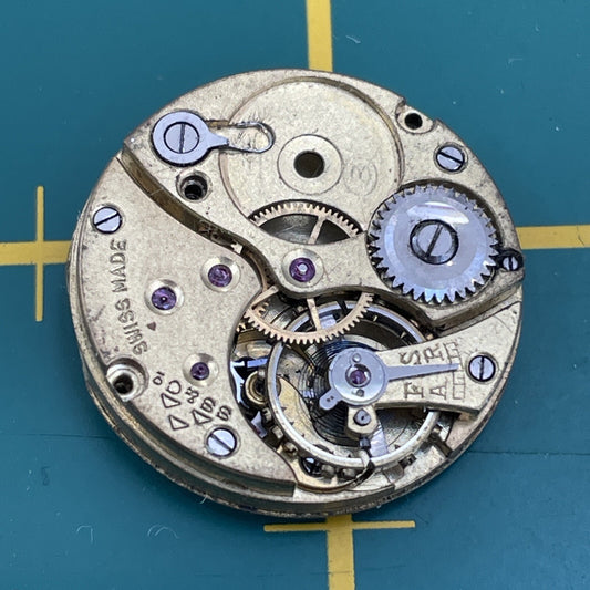 Revue 19.6mm Stauffer Partial Watch Movement For Spares Repair S17