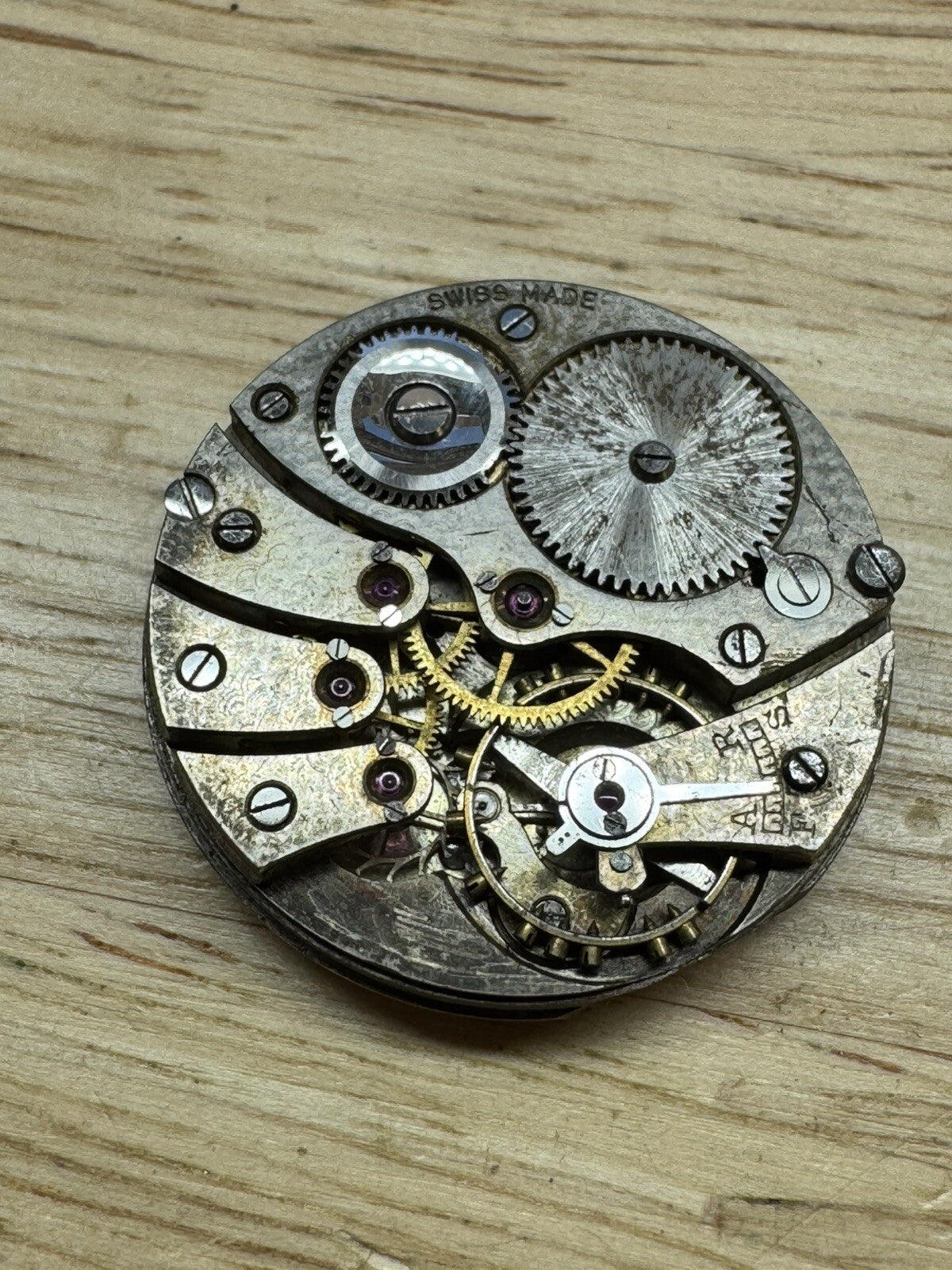 Revue 13 Ligne Trench Watch Movement Negative Set Ref LG0-6