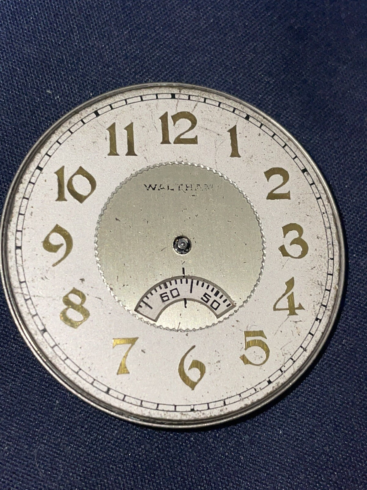Waltham 12s Secometer Spare Part X1: Dial & Seconds Disc Secometer Disc