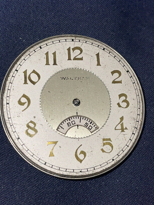 Waltham 12s Secometer Spare Part X1: Dial & Seconds Disc Secometer Disc