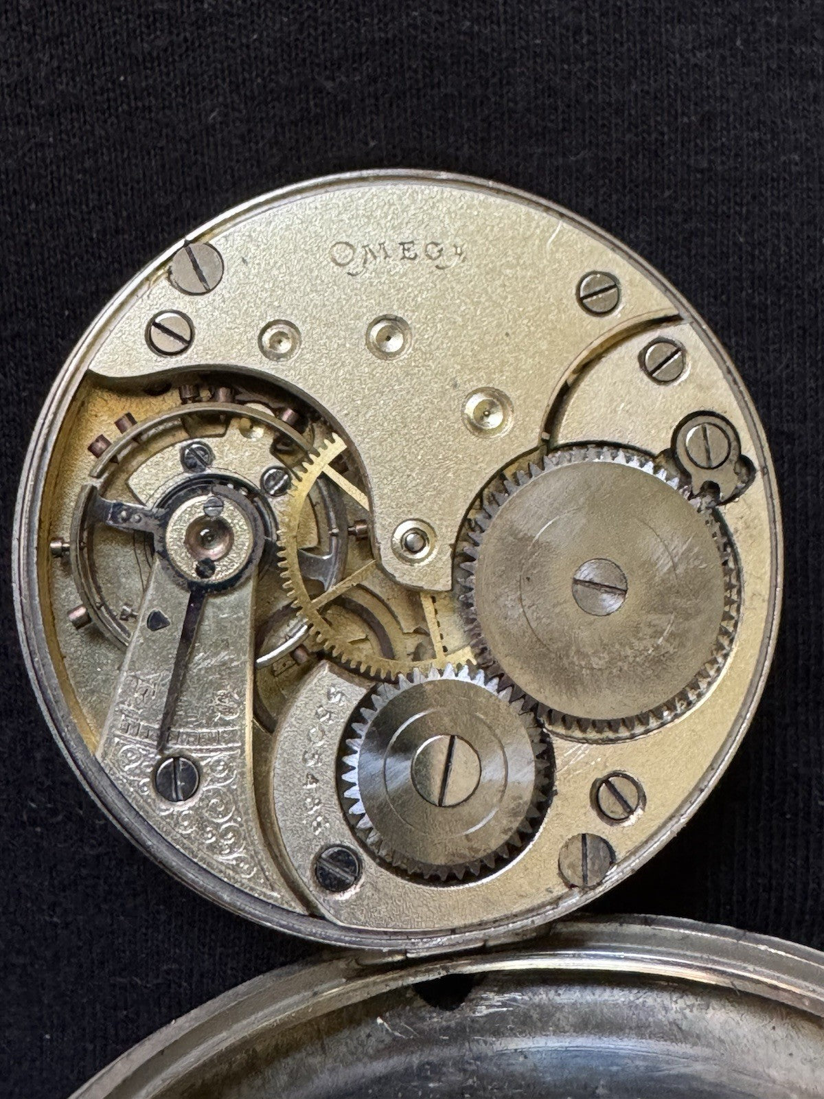 WW1 Era Ca 1915 Omega Pocket Watch Serviced