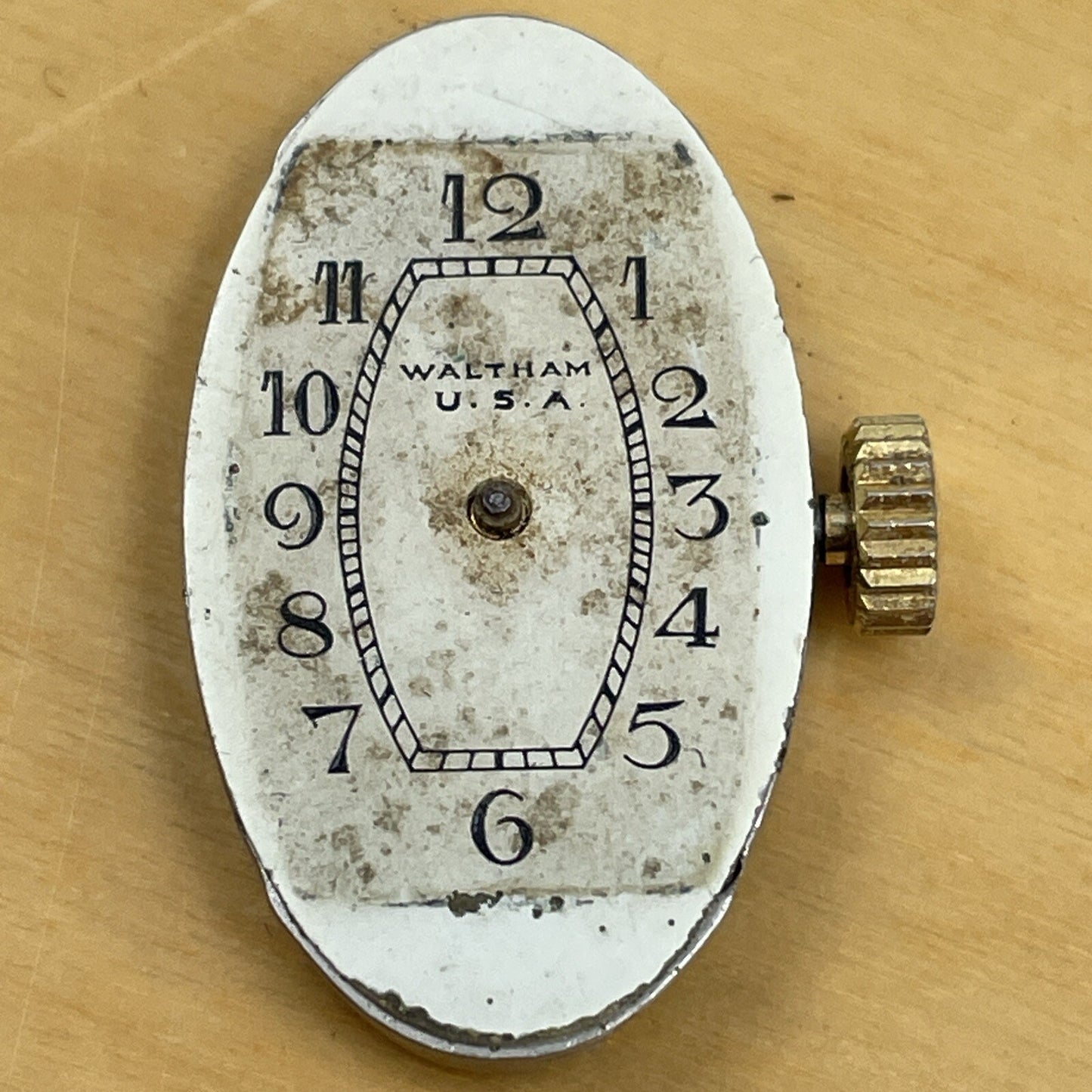 Waltham Grade 661 Movement For Parts Spares Repair Good Balance H3