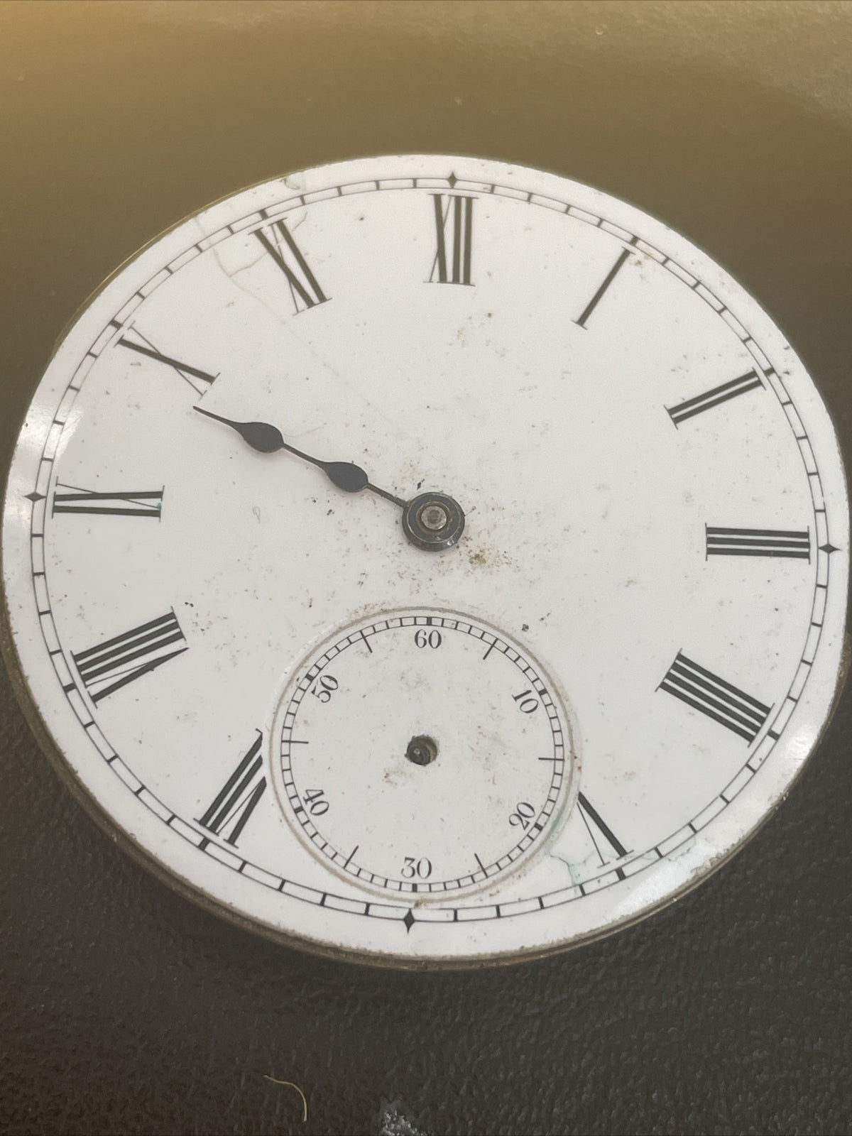 English Pocket Watch Movement OK Balance Ref LG4