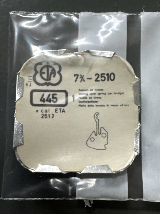 ETA 2510 Setting Lever Spring X1 #445 Ref LG11-147