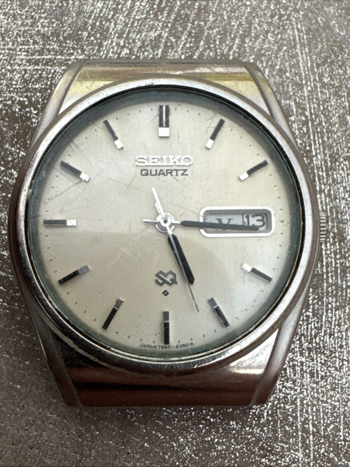 Mens 1978 Seiko Quartz 7546-8320 Pulsing