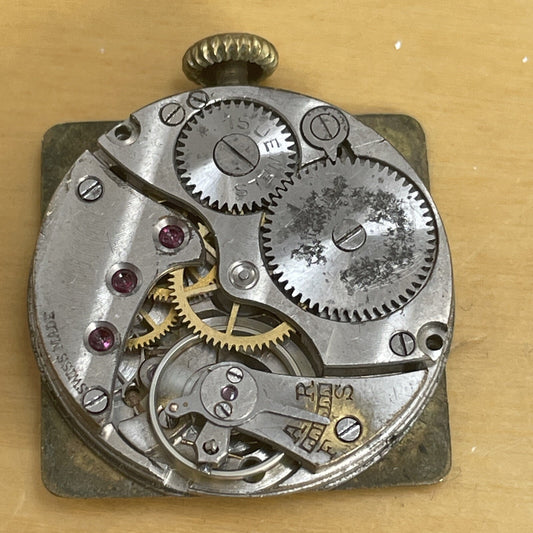 Revue 10.5 Ligne Mappin Watch Movement  Ticking Ref LG14-99