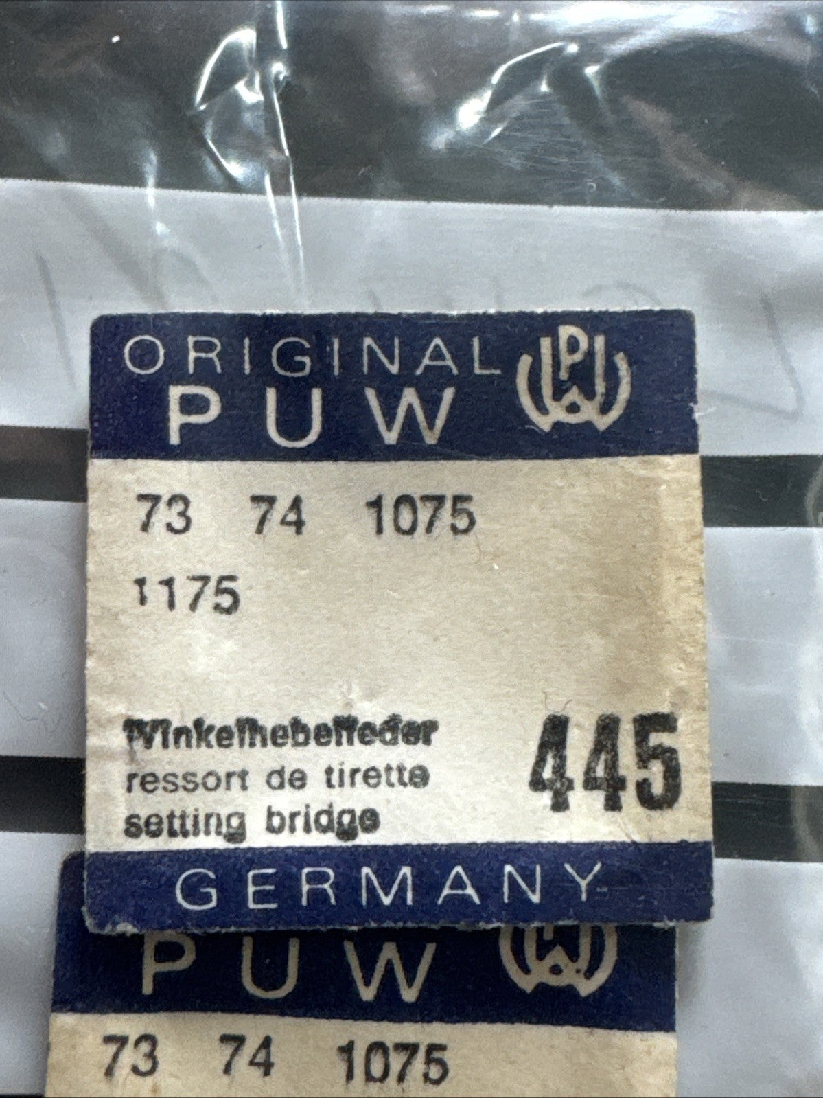 PUW 73 - 1175 Setting Lever Spring Ref LG14-21