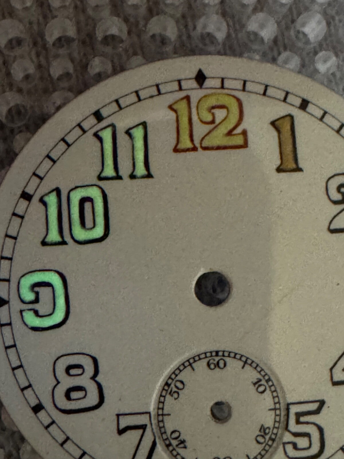 Vintage Watch Lume Restoration Custom Mixed Aged Super Luminova