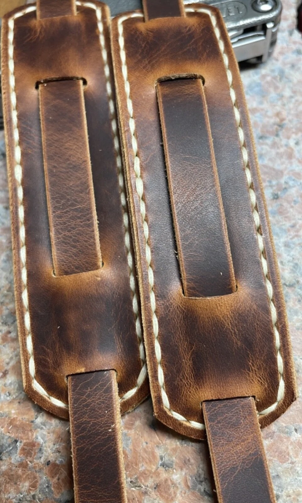 Luxury Trench Watch Strap Hand Made Italian Veg Tan F/Grain Leather New Colours