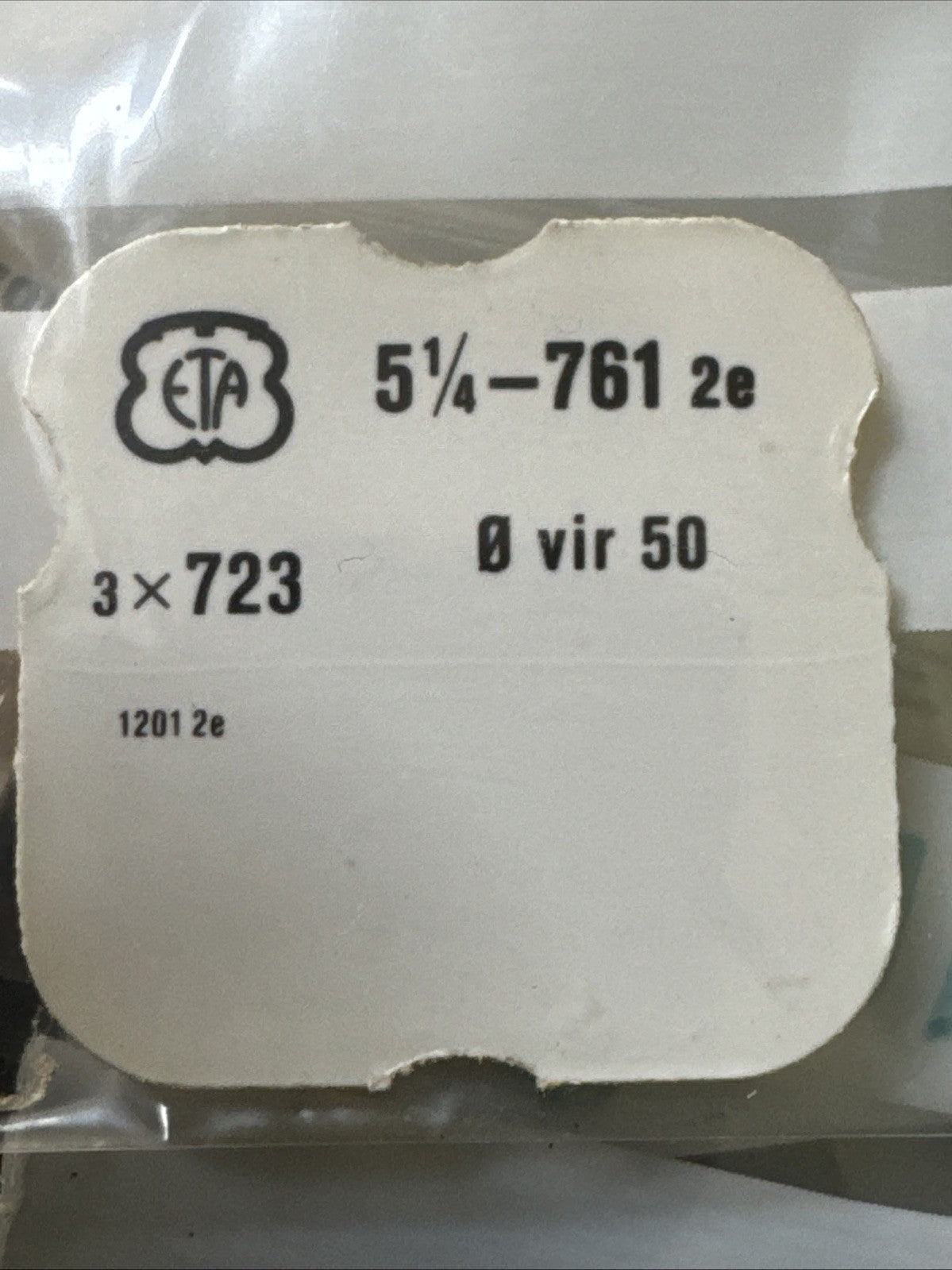ETA 761 2nd Gen Balance Staff X1 Ref LG11-133