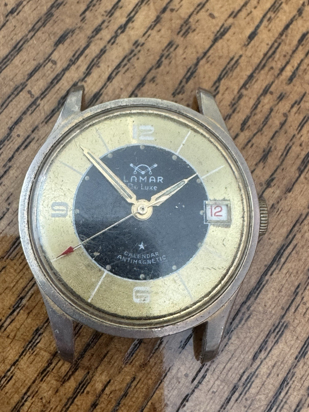 Mens Vintage Lamar Watch Spares Repair