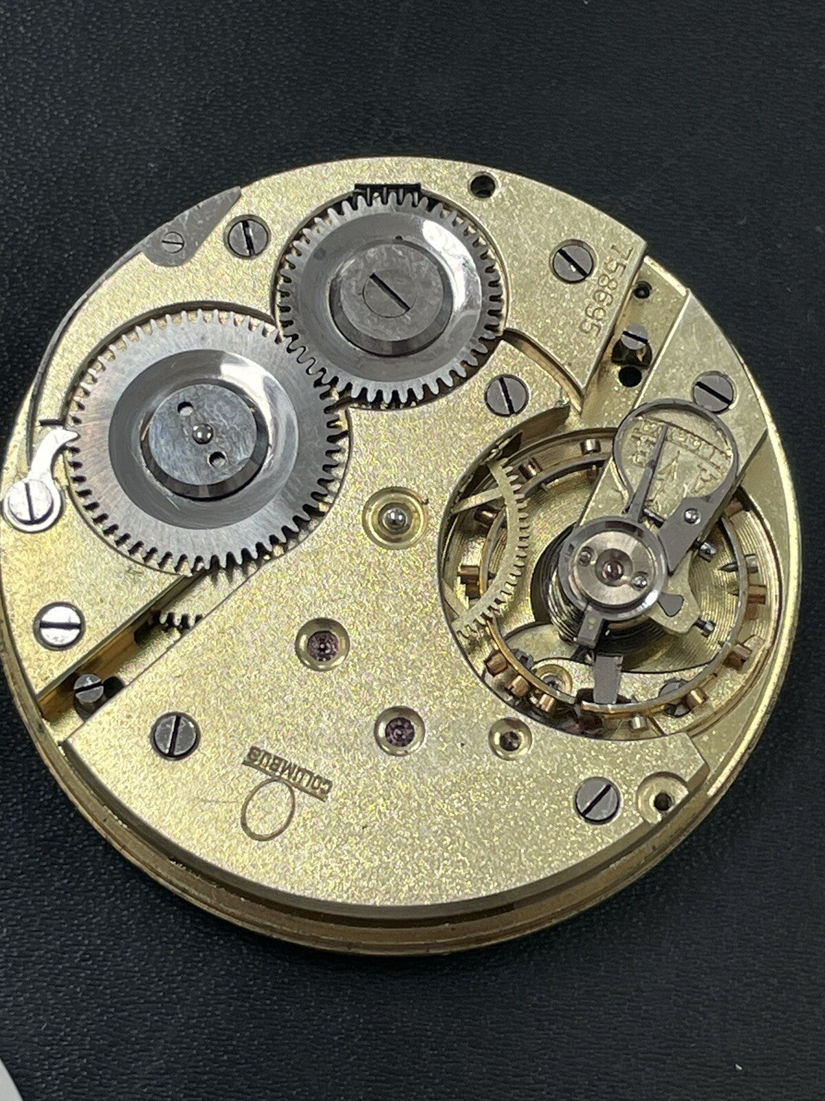 Omega Columbus Pin Set 16s Movement Good Balance Ref P