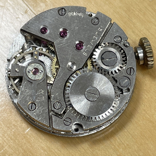 Darby 40 Watch Movement Good Balance For Parts Spares Or Repair  H13