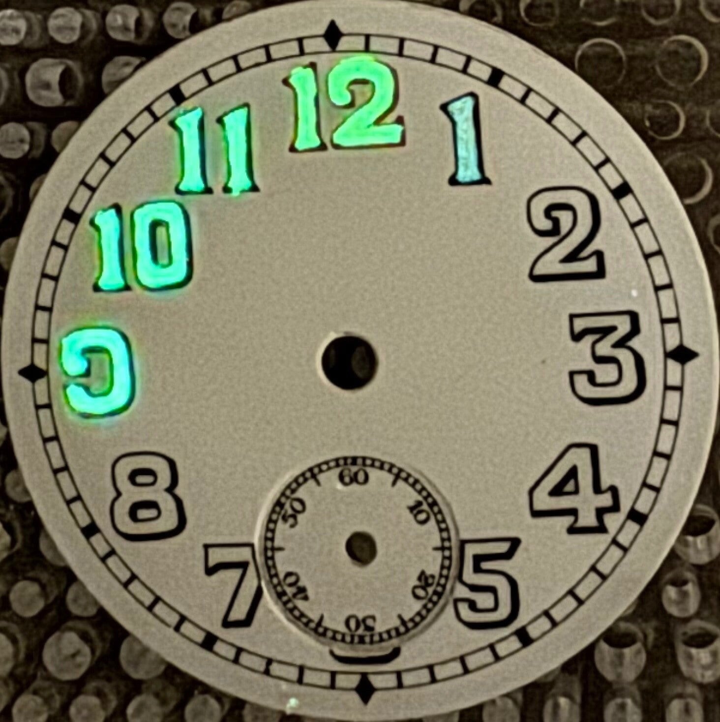 Vintage Watch Lume Restoration Custom Mixed Aged Super Luminova