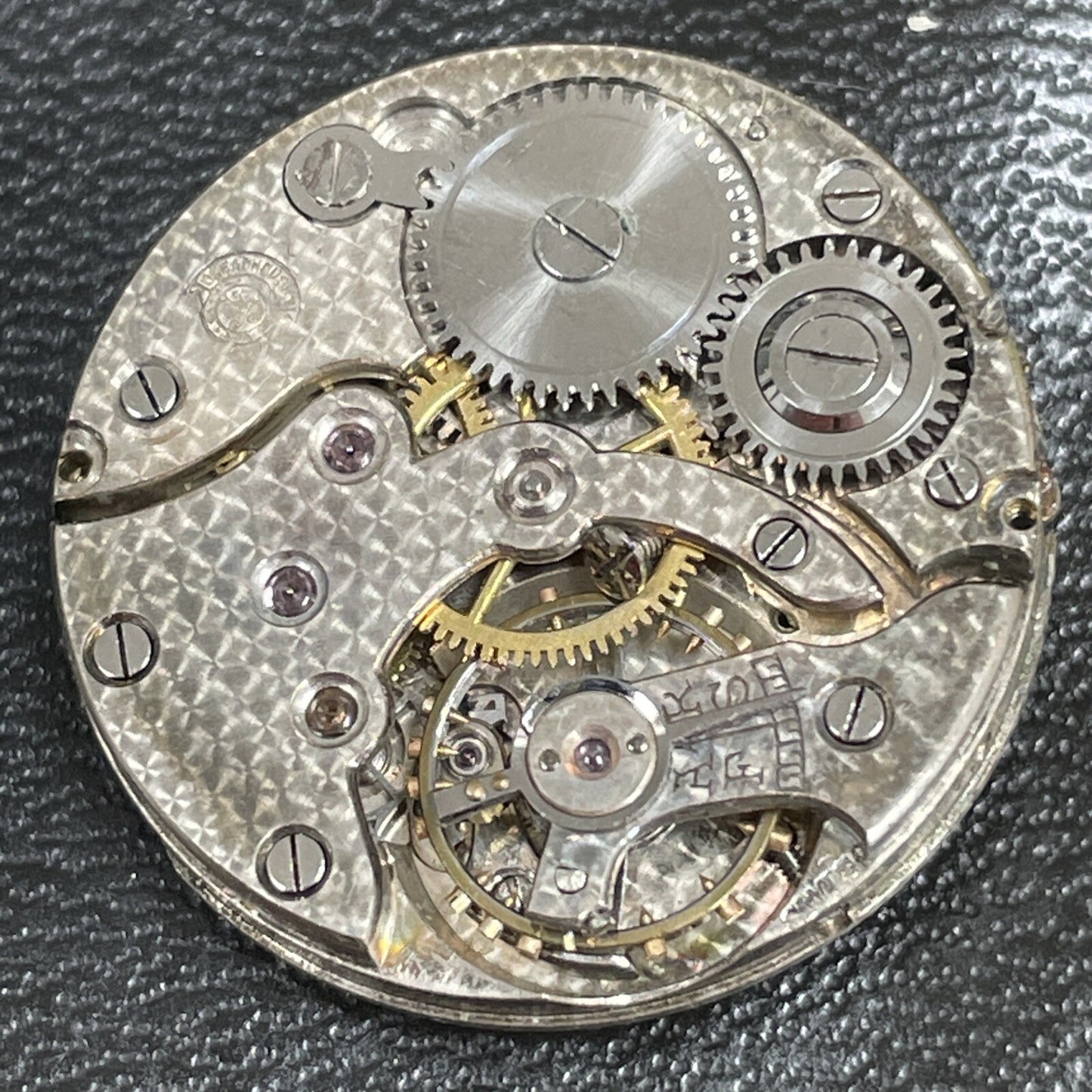 Early Pin Set Font Robert 11.5 Ligne Dreadnought Movement Ref LG15-8