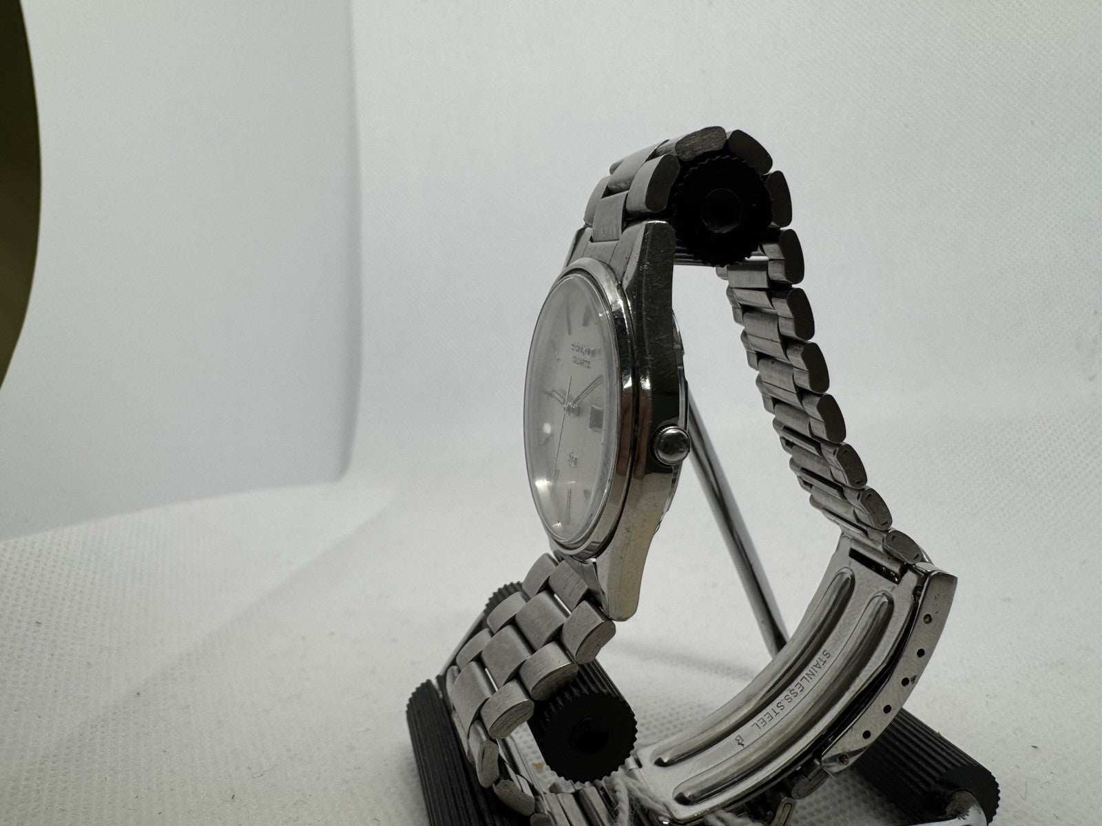 Mens Vintage Seiko SQ Quartz Watch 1986 New Battery