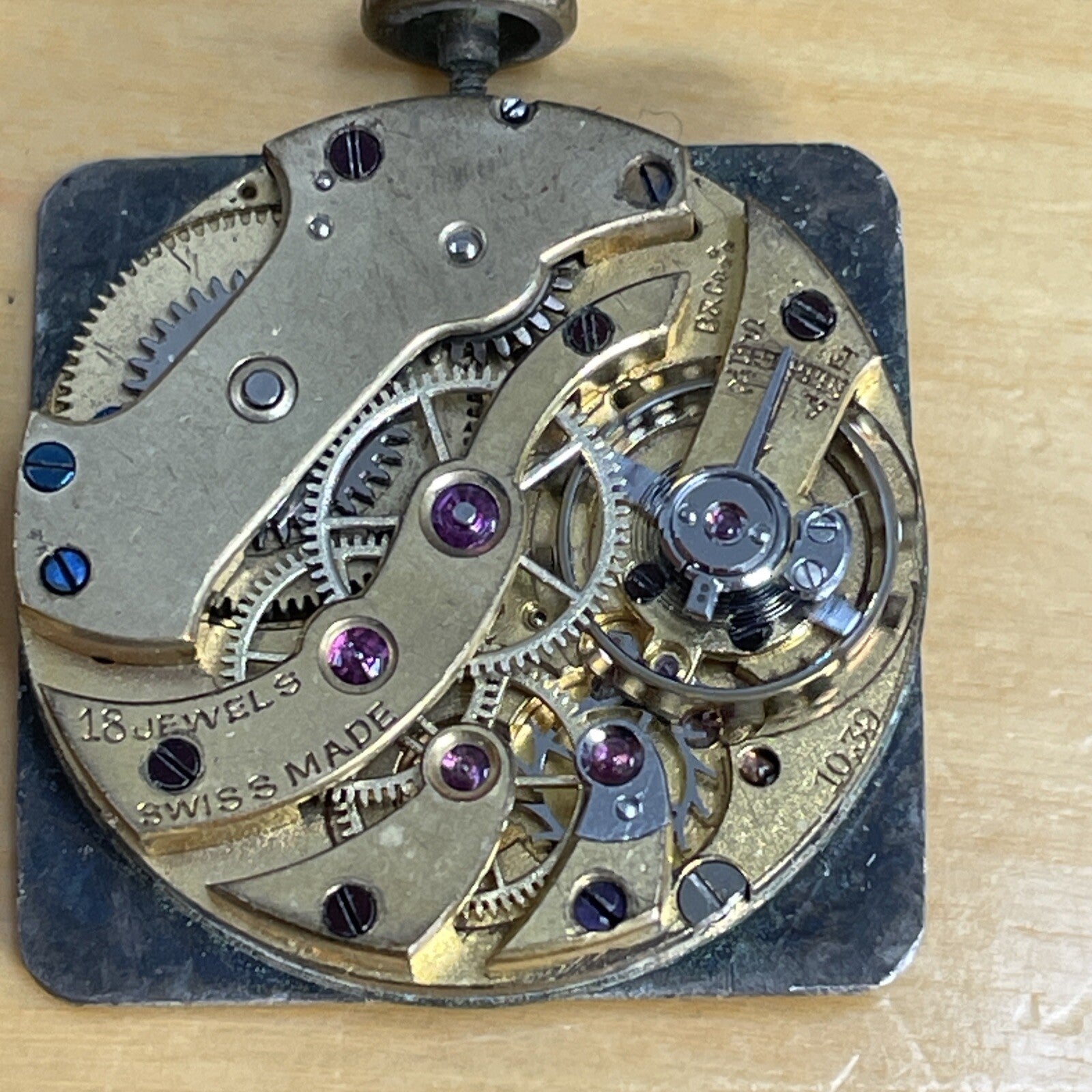 Longines 10.39 Full Movement Good Balance For Parts Spares Repair Ref D