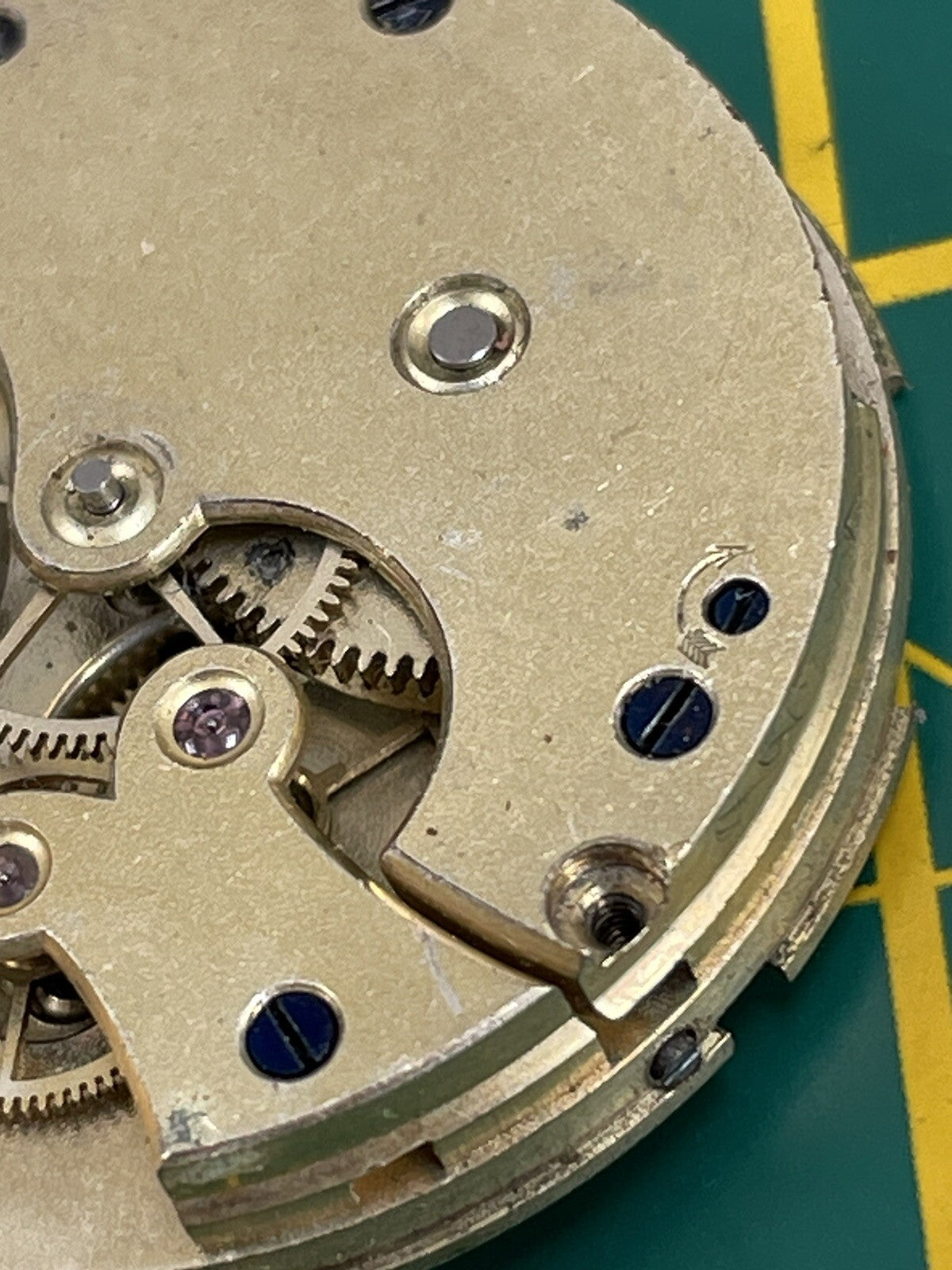 Vintage 1880s Longines 13 Ligne Watch Movement Good Balance 1888 / 1889 Ref LG10