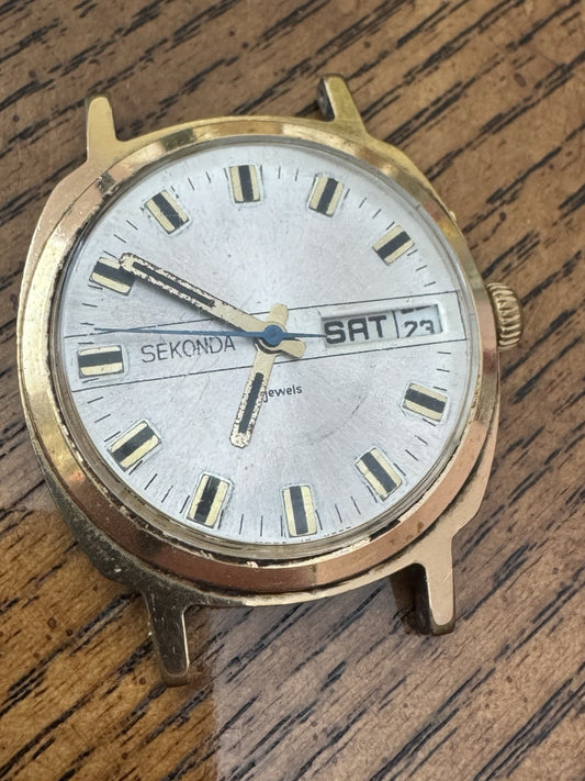 Mens Vintage Sekonda Watch Spares Repair