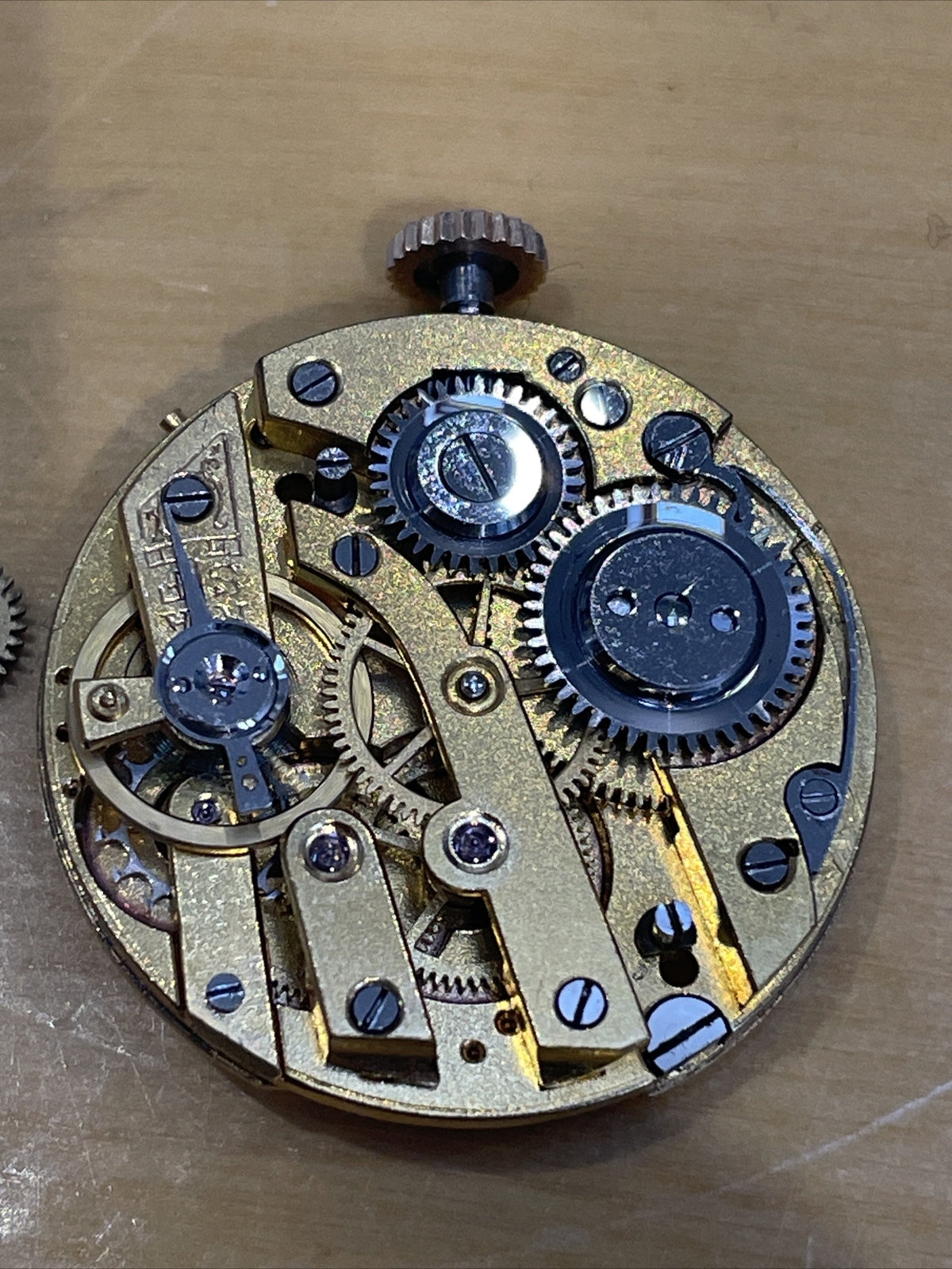 Early Pin Set Cylinder Watch Movement for Parts Spares & Repair Ticking Ref FB