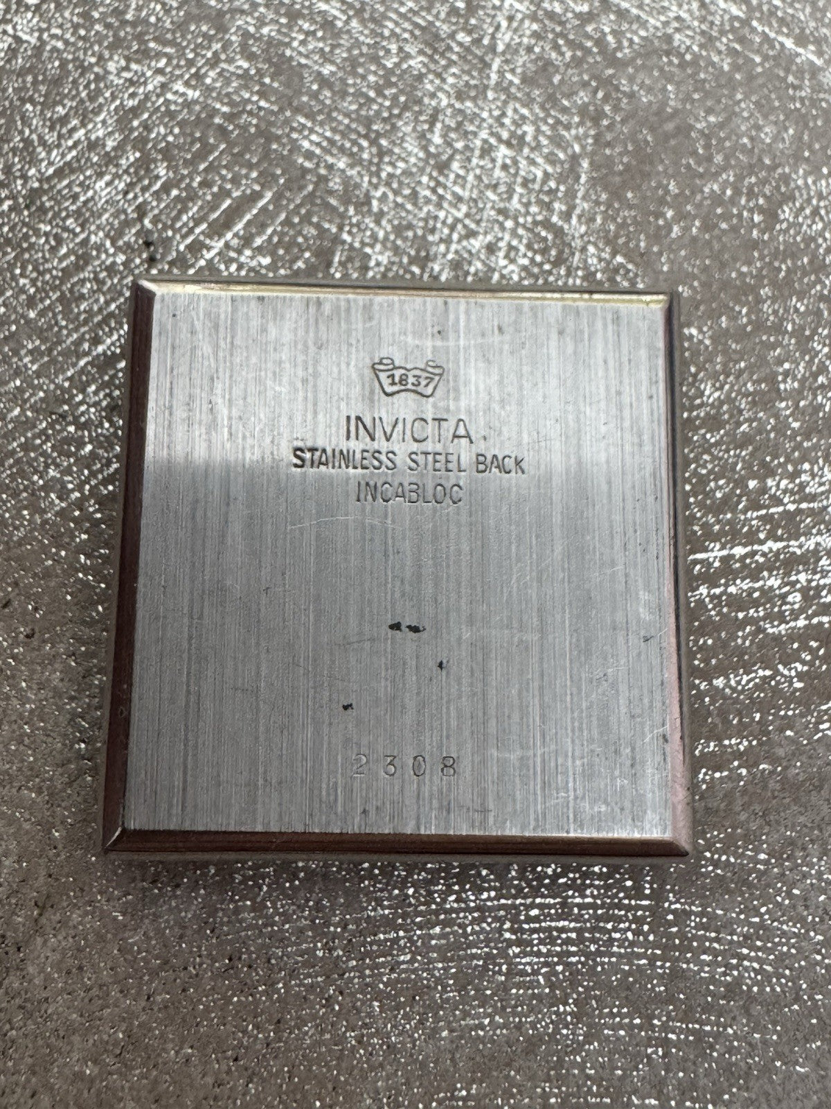 Mens Vintage Swiss Invicta Tank Watch St 96-4 Non Runner OK Balance