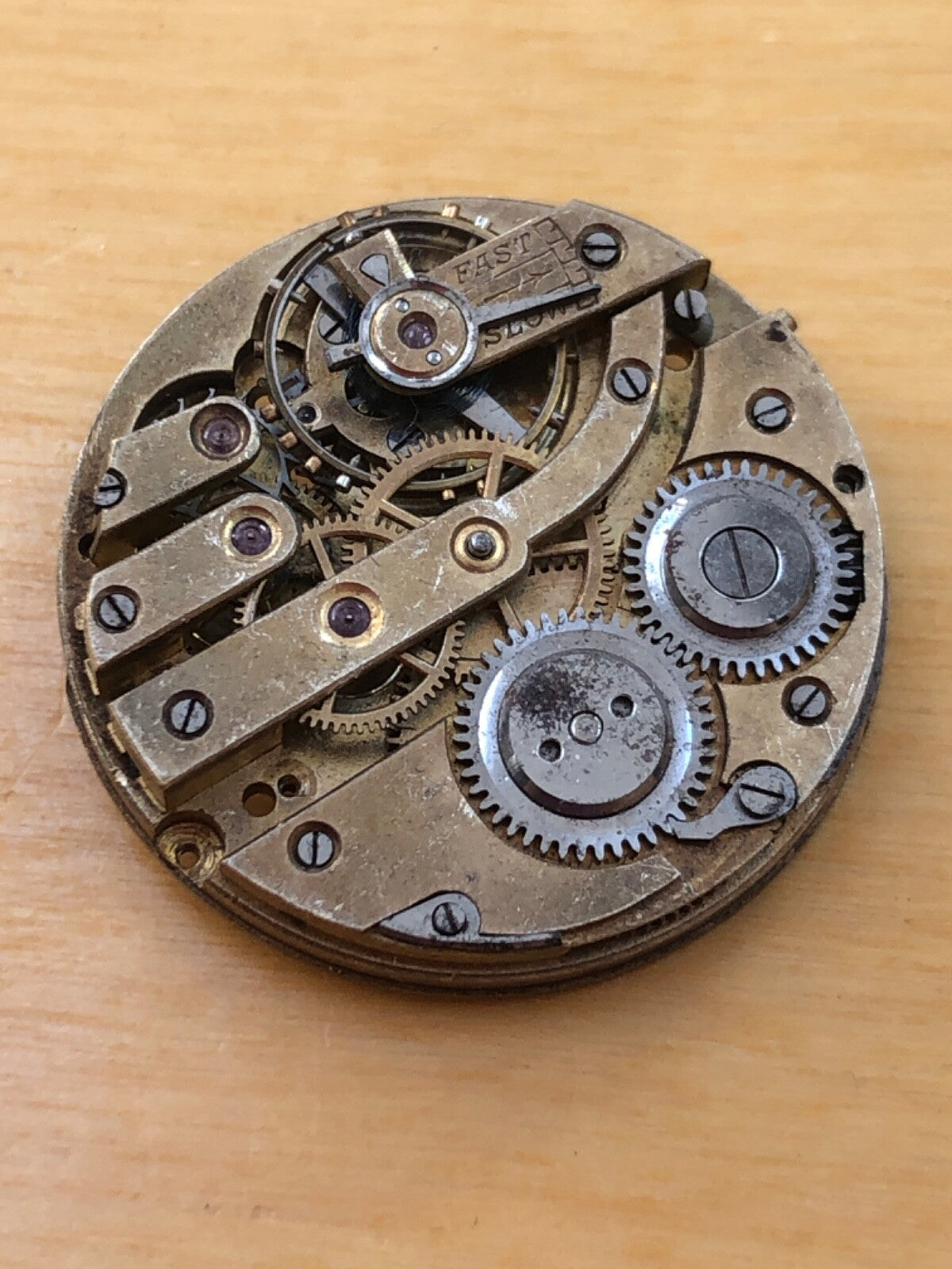 Early trench watch 13’’’ pin set balance Ok bad Hairspring Ref LG9