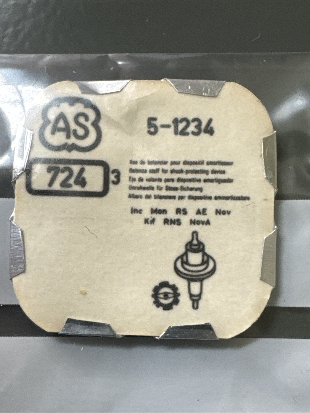 AS 1234 Balance Staff X1 Ref LG11-25