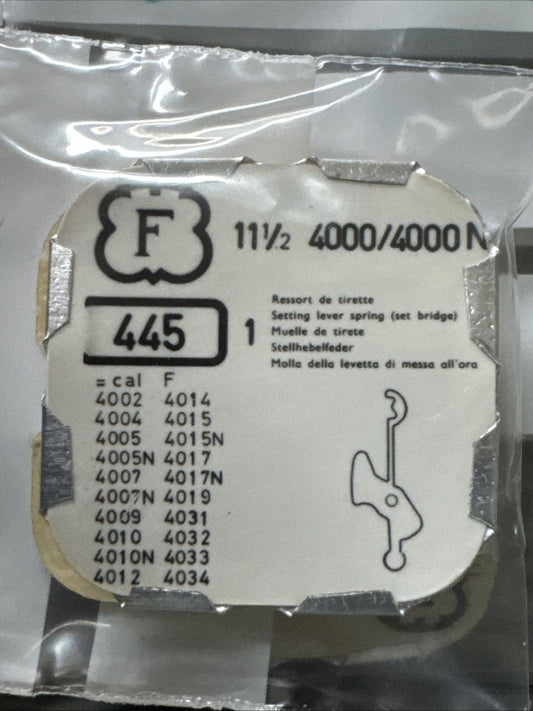 Felsa 4000 4000N Setting Lever Spring X1 #445 Ref LG11-58