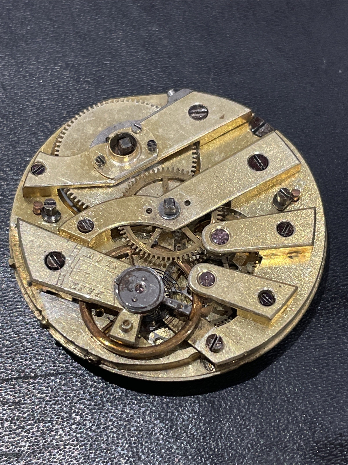 English Key Wind / Set Cylinder Movement Stiff Balance Ref J41