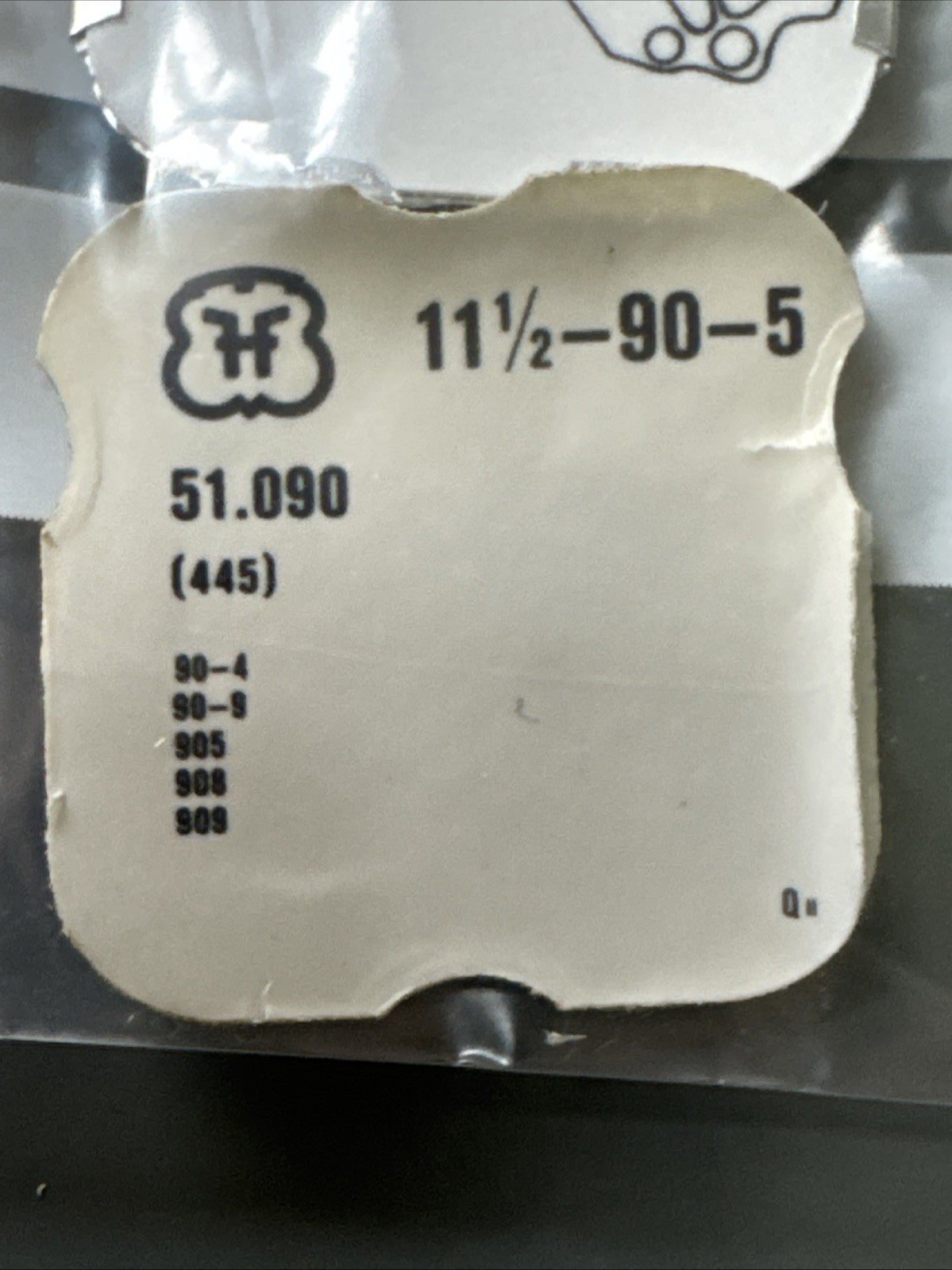 FHF 90-5 Setting Lever Spring X1 #445 Ref LG11-48