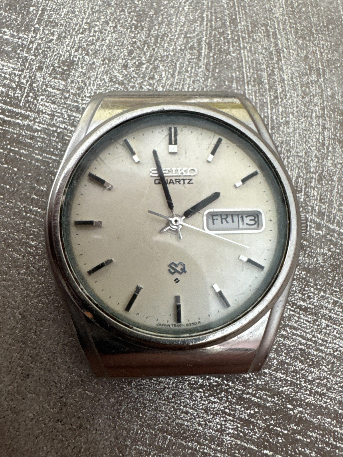 Mens 1978 Seiko Quartz 7546-8320 Pulsing