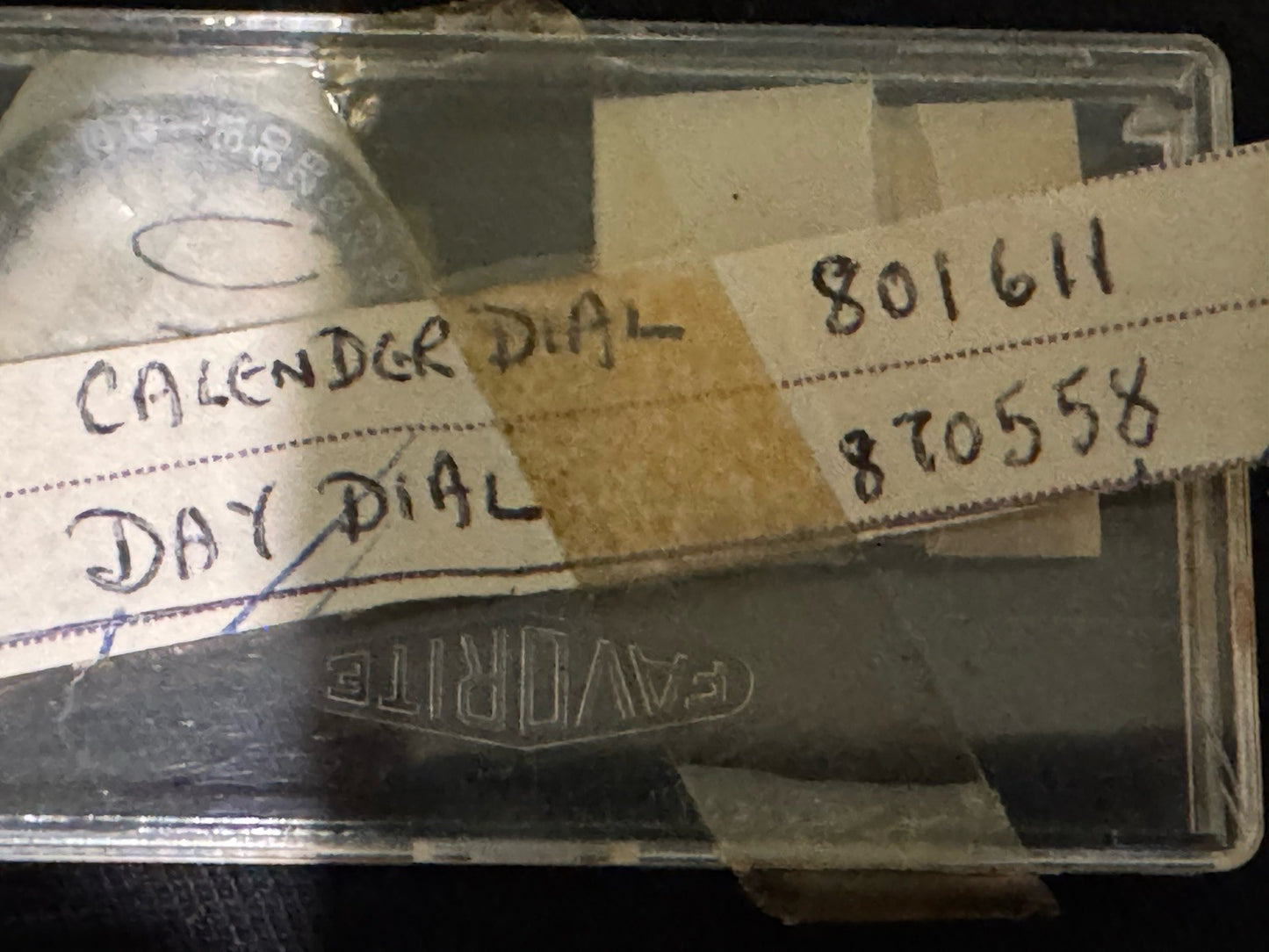 NOS Seiko Calendar Date Ring 801611 870558 Ref C